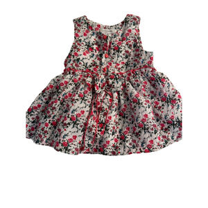 Baby Girls Atmosphere White Pink Floral Casual Dress 12 months
